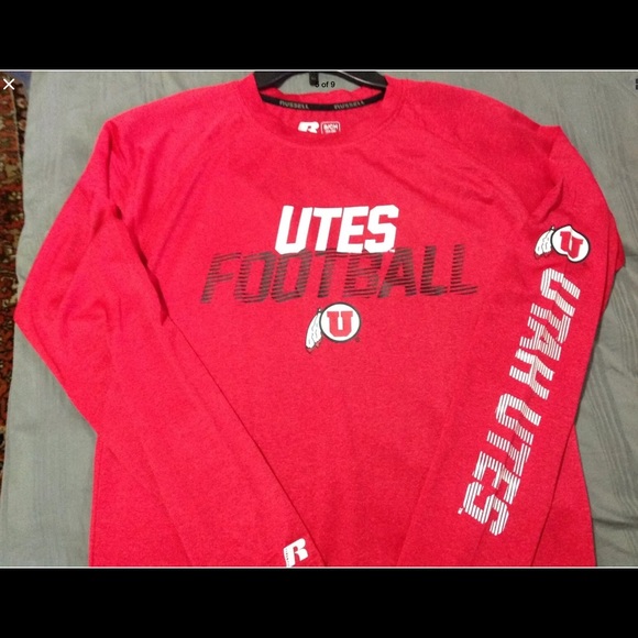 NCAA University of Utah UTES Logo Red Shirt.New - Picture 2 of 6